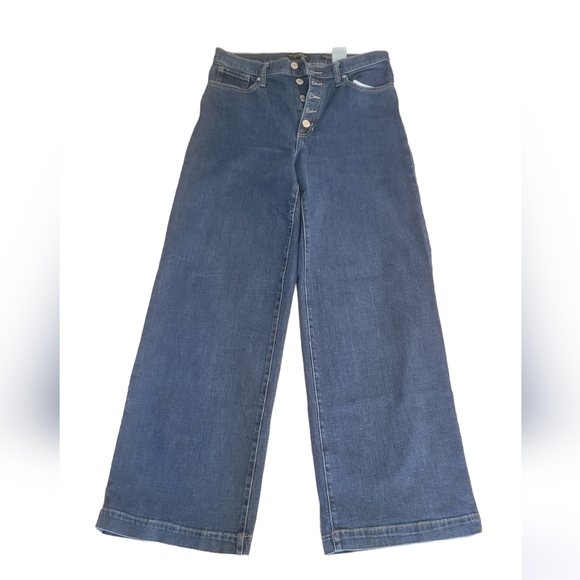 Banana Republic High Waist Wide Leg Jeans Size 29 - Picture 2 of 5